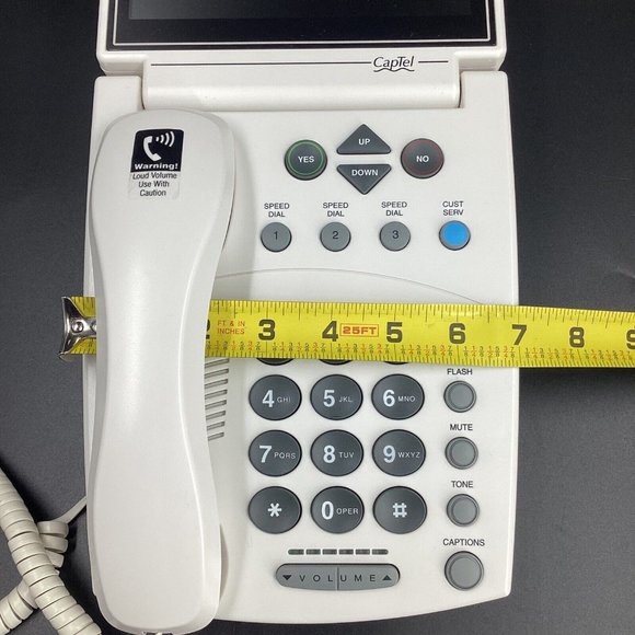 Ultratec CapTel 840 Telephone Real-Time Closed Captioned Hearing Impaired - Picture 8 of 16